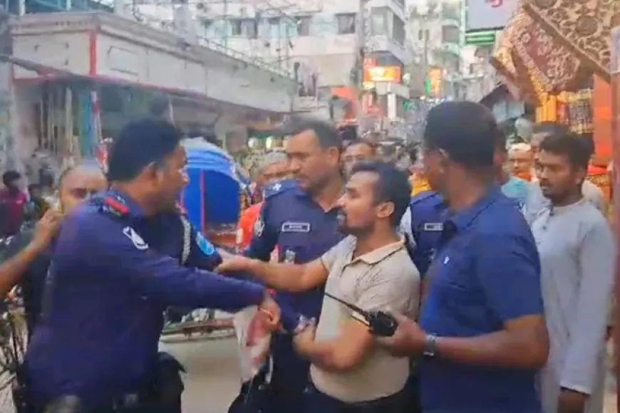 ট্রাফিক পুলিশকে চাকরিচ্যুত ও মারধরের হুমকি, ছাত্রদল নেতা আটক