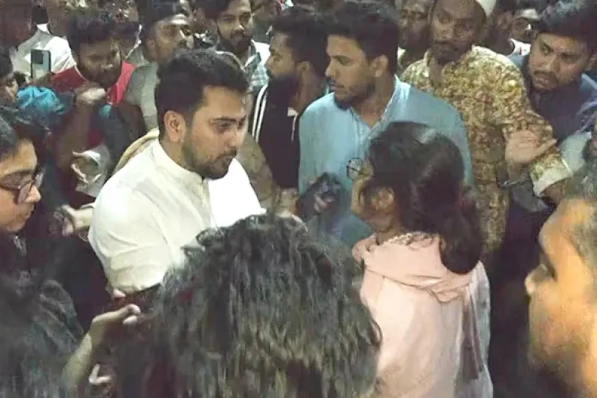 বরিশালে এনসিপির ইফতার অনুষ্ঠান শেষে নাহিদের উপস্থিতিতে হট্টগোল