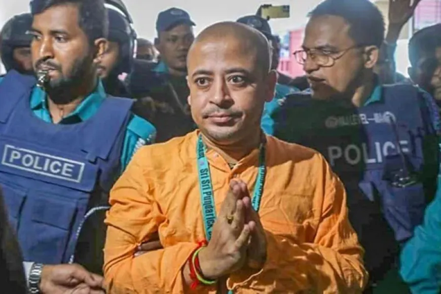 রাষ্ট্রদ্রোহ মামলায় চিন্ময় দাসের জামিন শুনানি ২৩ এপ্রিল