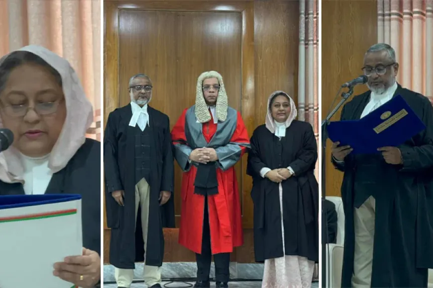 শপথ নিলেন আপিল বিভাগে নিয়োগ পাওয়া দুই বিচারপতি