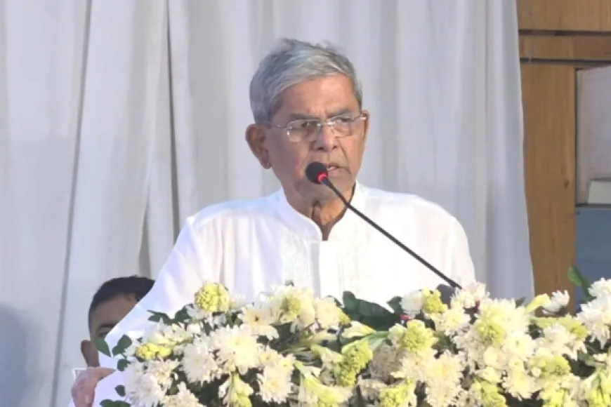 দেশ ও জনগণের স্বার্থে রাজপথে নামার হুঁশিয়ারি মির্জা ফখরুলের