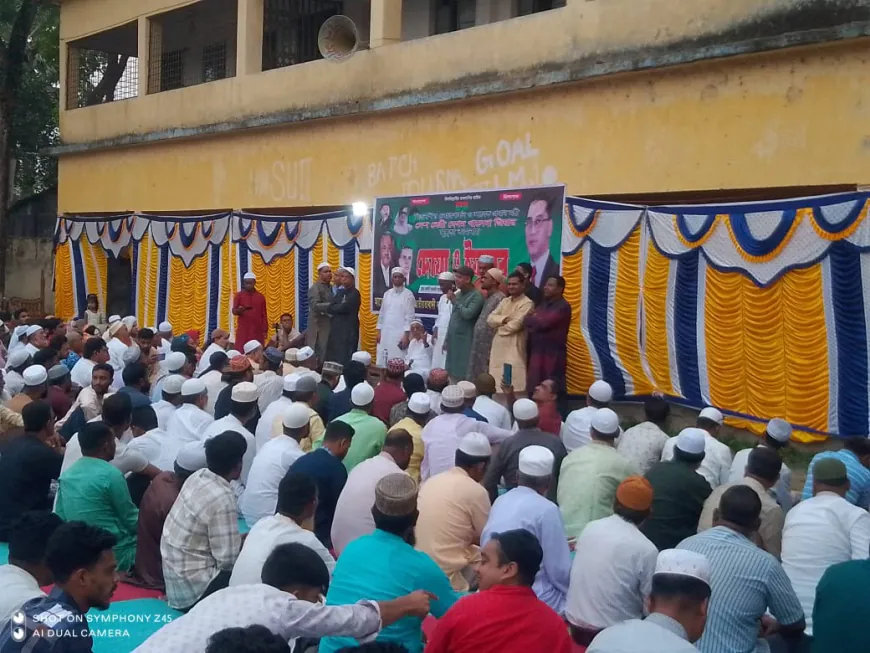 বরিশালের মুলাদী উপজেলা ও পৌর বিএনপির উদ্যোগে ইফতার মাহফিল