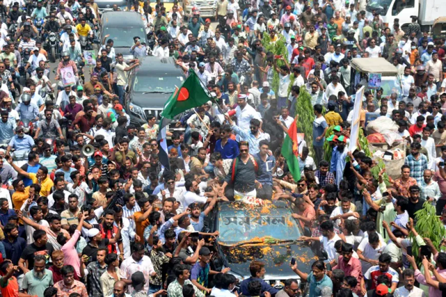 আলোচিত ছাত্রদল নেতা জাকির খানের কারামুক্তি