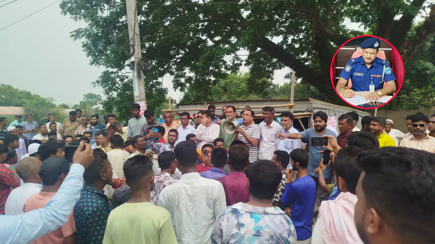 জিলাপিকাণ্ডে প্রত্যাহার হওয়া ওসিকে ফেরাতে বিএনপির মিছিল