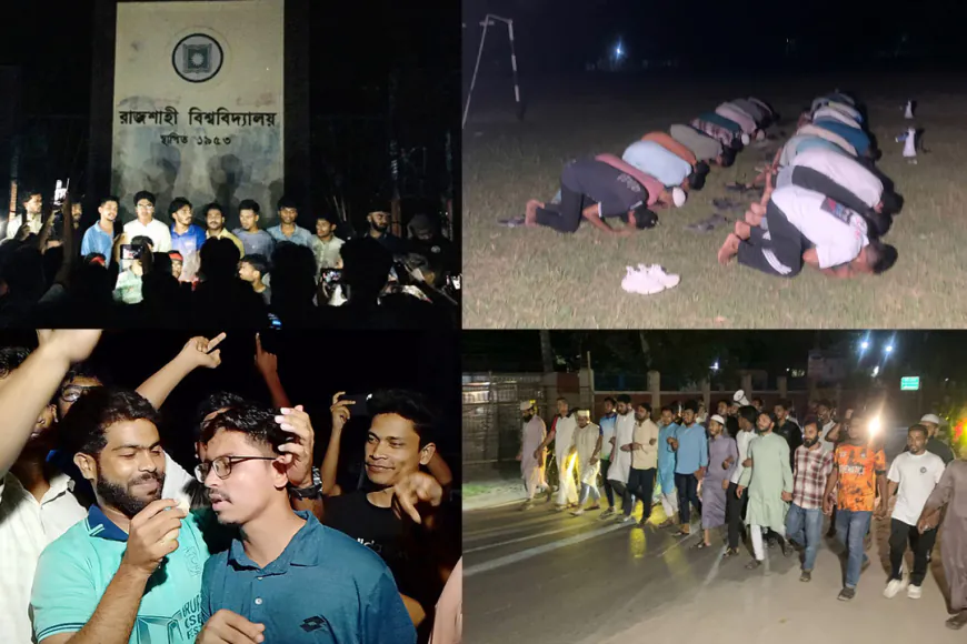 আ. লীগের কার্যক্রম নিষিদ্ধ: সারাদেশে আনন্দ মিছিল, মিষ্টি বিতরণ