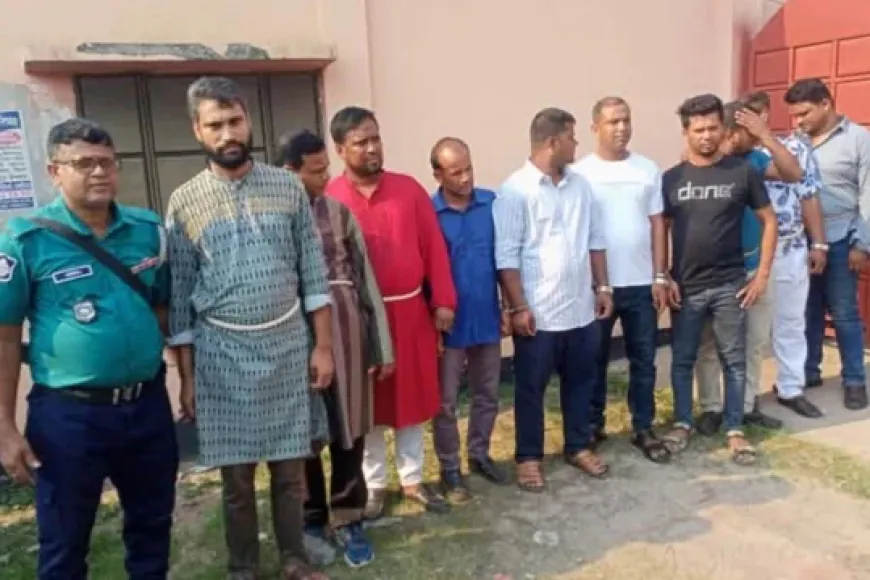 চাঁদা দাবির অভিযোগে ছাত্রদল-যুবদল নেতাসহ আটক ১০
