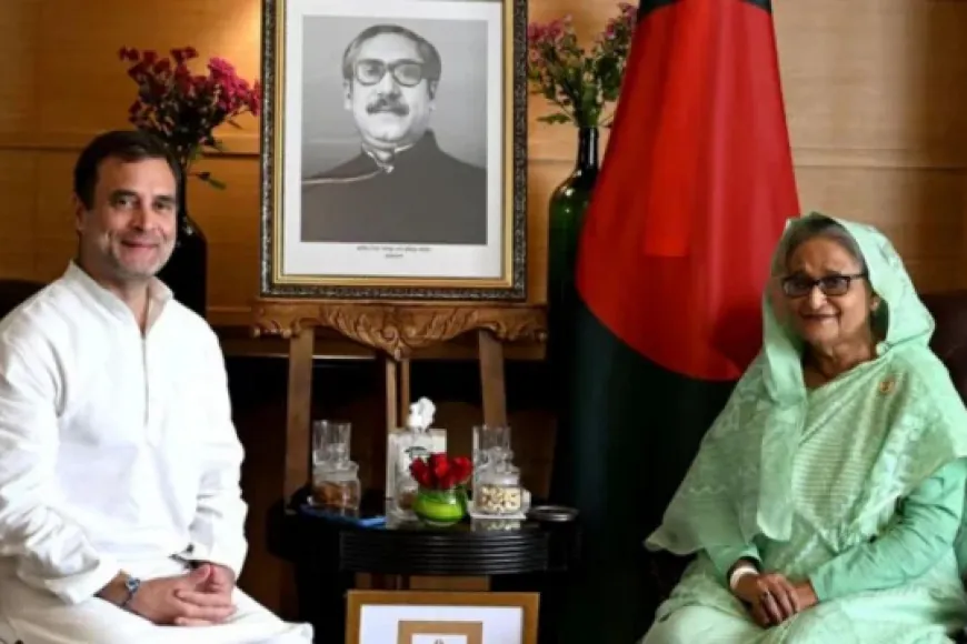 শেখ হাসিনার বিষয়ে নাক গলাতে চান না রাহুল গান্ধী