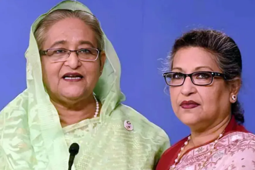 ৫ আগস্ট শেখ হাসিনা ও শেখ রেহানার পা ধরার ঘটনা ভাইরাল
