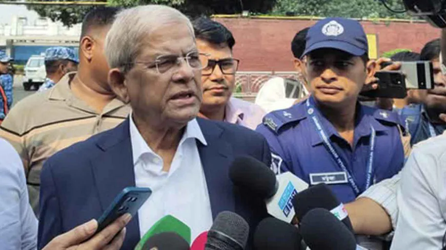 খানিকটা অসুস্থ খালেদা জিয়া, নেতাকর্মীদের বাড়ি ফেরার অনুরোধ মির্জা ফখরুলের