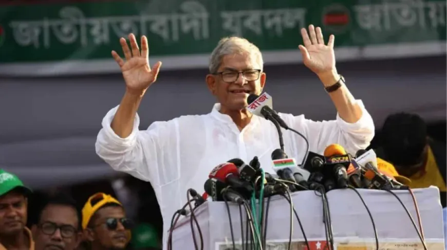 আসুন প্রতিশোধ নয়, ভালোবাসা দিয়ে দেশ গড়ি: মির্জা ফখরুল