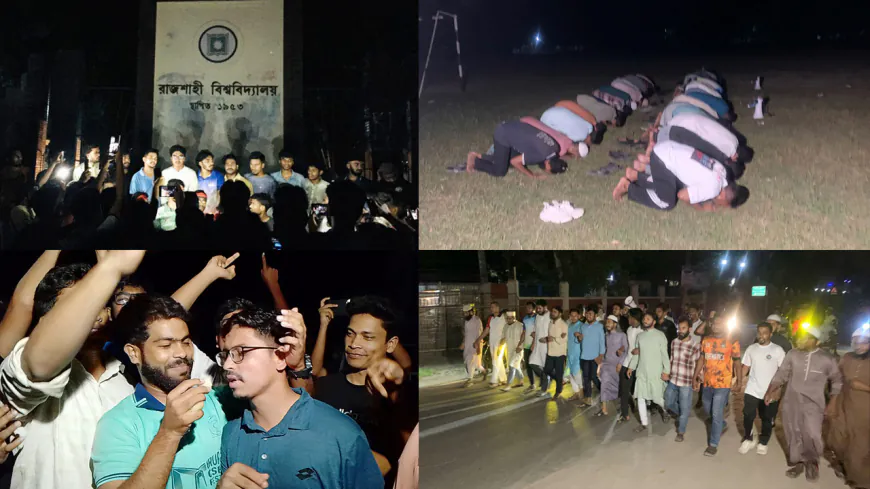 আ. লীগের কার্যক্রম নিষিদ্ধ: সারাদেশে আনন্দ মিছিল, মিষ্টি বিতরণ