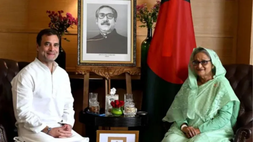 শেখ হাসিনার বিষয়ে নাক গলাতে চান না রাহুল গান্ধী