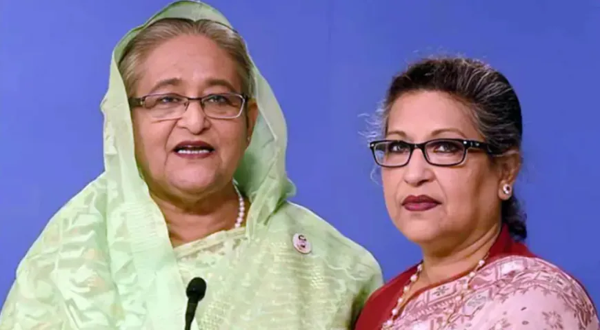 ৫ আগস্ট শেখ হাসিনা ও শেখ রেহানার পা ধরার ঘটনা ভাইরাল