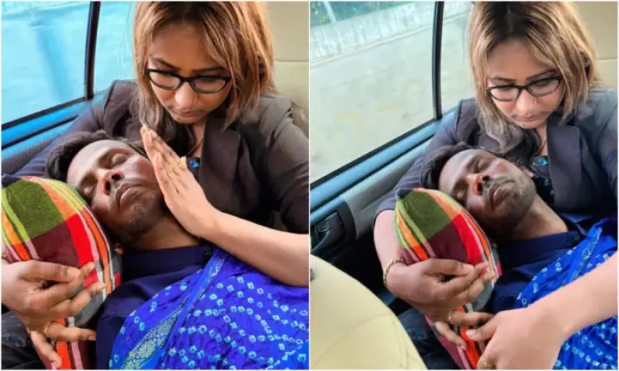 হিরো আলমকে দেখতে বগুড়ায় ছুটে গেলেন রিয়ামনি