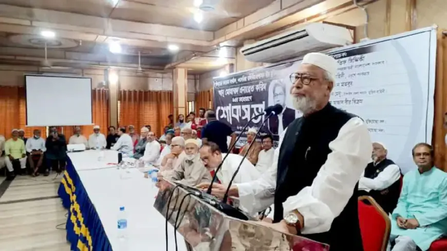 মুক্তিযোদ্ধাকে যারা জুতার মালা পরায়, তাদের পরিণতিও একই হবে: কাদের সিদ্দিকী