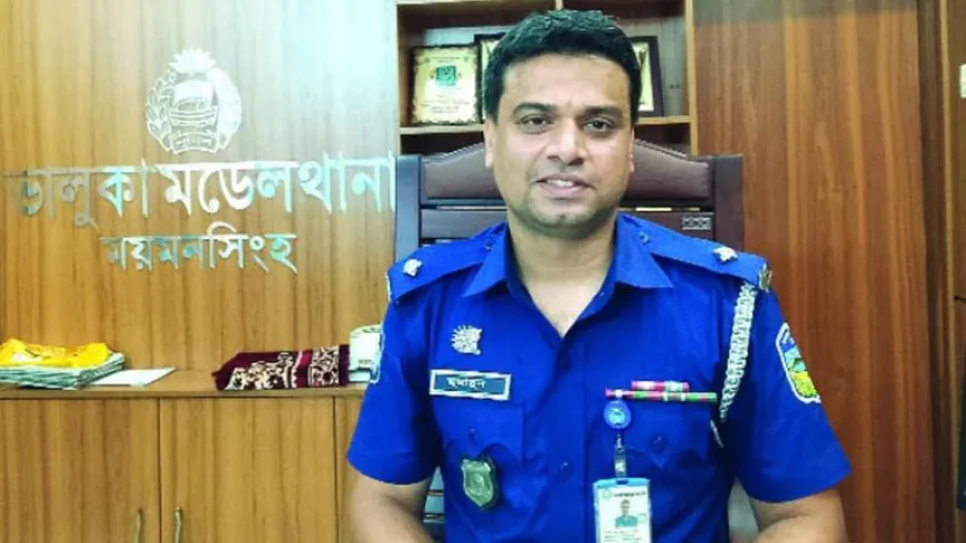 নিষিদ্ধ ছাত্রলীগের সাবেক নেতা এখন ভালুকা থানার ওসি !