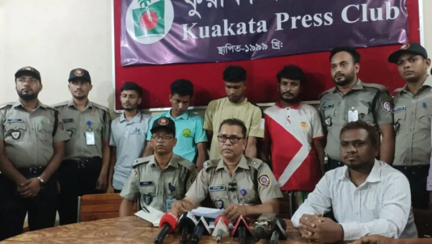 কুয়াকাটায় প্রথমবারের মতো ভয়ংকর মাদক ‘ক্রিস্টাল আইস’সহ আটক চার যুবক