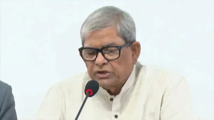 এবার জাতীয় নির্বাচন নিয়ে কঠোর বার্তা দিলেন:মির্জা ফখরুল