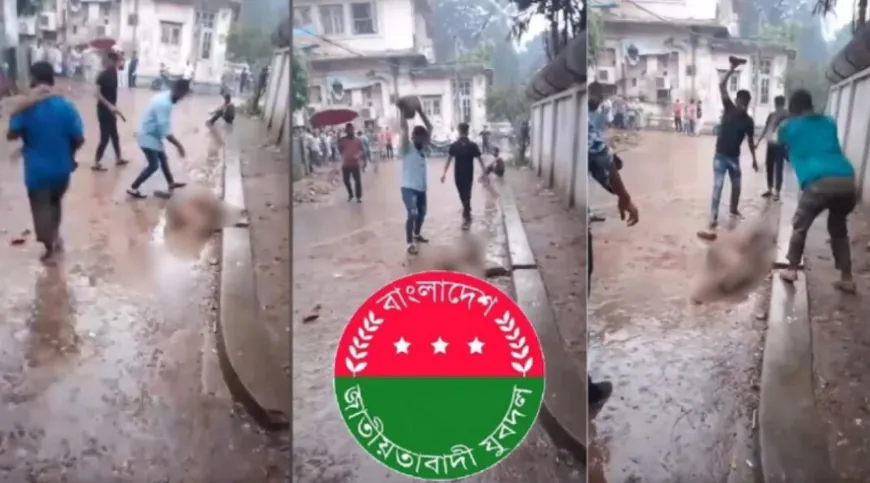 পাথর মে*রে মানুষ হ*ত্যা করলো যুবদল নেতাকর্মীরা,ভিডিও ভাইরাল