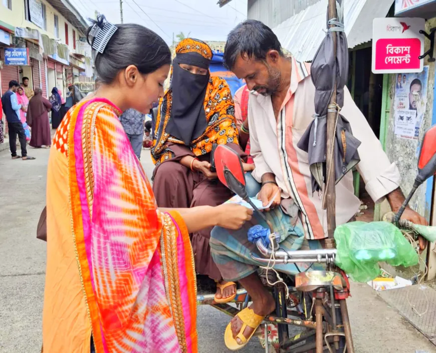 বরগুনায় ডেঙ্গু ও করোনা সচেতনতামূলক প্রচারনা