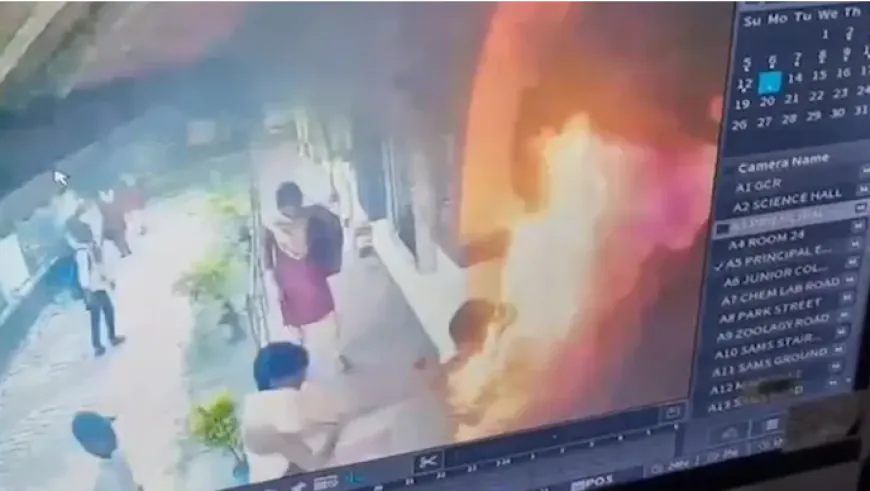ছাত্রীকে শিক্ষকের অনৈতিক প্রস্তাব,অতঃপর আগুন দিলো ছাত্রী
