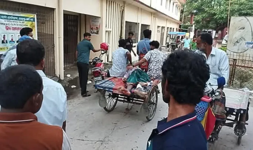 গাংনীতে মোটরসাইকেলের ধাক্কায় পথচারী নিহত