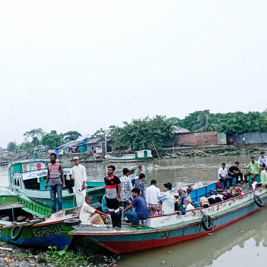 চরমোনাইয়ে টলার সার্ভিস পুনরায় চালু: মাত্র ১০ টাকায় বরিশাল যাতায়াত, খুশি এলাকাবাসী